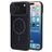 Mobiparts Slim Line iPhone 17 Pro Max MagSafe Plastique rigide Coque arrière - Onyx Black