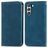Mobigear Retro Slim Housse Samsung Galaxy S21 FE Etui Porte-Monnaie - Bleu