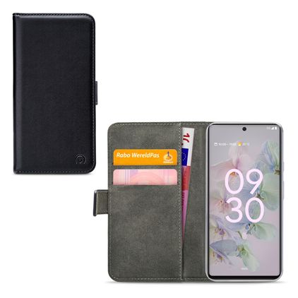 Mobilize Classic Gelly Wallet Housse Google Pixel 6a Etui Porte-Monnaie - Noir