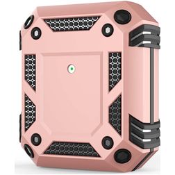 Mobigear Armor Coque Apple AirPods 2 Coque Rigide Antichoc - Rose doré