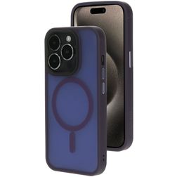Mobiparts Hardcover Coque iPhone 15 Pro MagSafe Coque arrière Rigide - Satin Purple