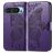 Mobigear Butterfly Housse Google Pixel 9 Etui Porte-Monnaie - Dark Purple