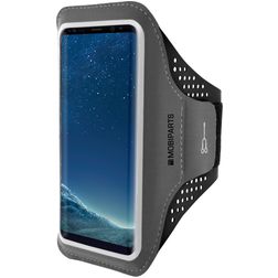 Mobiparts Comfort Fit Brassard Téléphone Samsung Galaxy S8 Brassard Coque de Sport en Neoprène - Noir