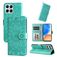 Mobigear Sunflower Housse HONOR X8 Etui Porte-Monnaie - Vert
