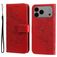 Mobigear Flowers Housse iPhone 17 Pro Max Etui Porte-Monnaie - Rouge