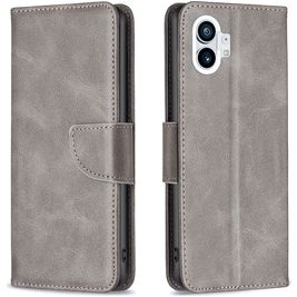 Mobigear Excellent Housse Nothing Phone (1) Etui Porte-Monnaie - Gris