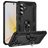 Mobigear Armor ring Samsung Galaxy A57 Plastique rigide Coque arrière Antichoc avec bague de maintien - Noir