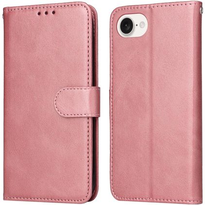 Mobigear Wallet Housse iPhone 16e Etui Porte-Monnaie - Rose doré