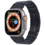 Mobigear Berlin Bracelet Acier Apple Watch Fermeture boucle déployante - 49/46/45/44 mm - Noir