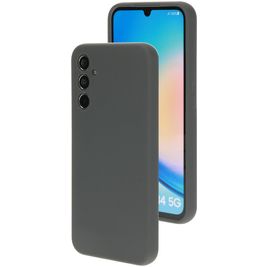 Mobiparts Coque Samsung Galaxy A34 Coque arrière en Silicone - Urban Grey