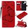 Mobigear Butterfly Housse Samsung Galaxy A21s Etui Porte-Monnaie - Rouge