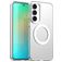 Mobigear Shockproof Coque Samsung Galaxy S25 FE MagSafe Coque arrière Rigide - Blanc
