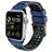 Mobigear Aero Armor Bracelet Silicone Apple Watch Fermeture boucle ardillon - 42/41/40/38 mm - Noir / Bleu Marin