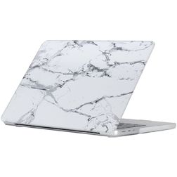 Mobigear Marble MacBook Air 15 Pouces (2023-2026) Coque - Blanc - Model A2941 / A3114 / A3241 / A3448
