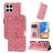Mobigear Sunflower Housse HONOR X8 Etui Porte-Monnaie - Magenta