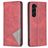 Mobigear Rhombus Slim Housse Samsung Galaxy S24 Plus Etui - Rouge