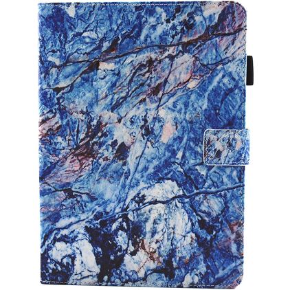 Mobigear Marble iPad 5 (2017) Étui - Bleu