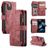 Caseme C30 Housse iPhone 13 Mini Etui Porte-Monnaie - Rouge