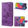 Mobigear Butterfly Housse Samsung Galaxy M53 Etui Porte-Monnaie - Violet