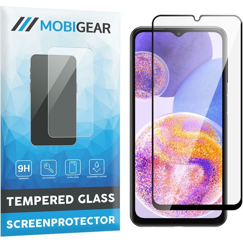 Mobigear Premium Samsung Galaxy A23 Verre trempé Protection d'écran - Compatible Coque - Noir