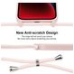 Mobigear Lanyard iPhone 15 Coque avec cordon en Silicone - Sand Pink