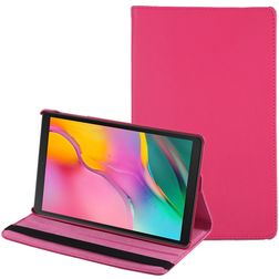 Mobigear DuoStand Coque Samsung Galaxy Tab A 10.1 (2019) Etui Rotatif - Magenta