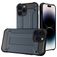 Mobigear Outdoor Coque iPhone 15 Pro Coque arrière Rigide Anti-Chocs - Bleu Marin