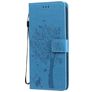 Mobigear Tree Housse LG V60 ThinQ Etui Porte-Monnaie - Bleu