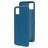 Mobiparts Coque Samsung Galaxy A22 5G Coque arrière en Silicone - Blueberry Blue