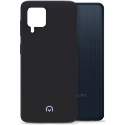 Mobilize Rubber Gelly Coque Samsung Galaxy M22 Coque arrière en TPU Souple - Matt Black