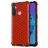 Mobigear Honeycomb Coque Realme C3 Coque arrière Rigide Anti-Chocs - Rouge