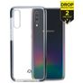 Mobilize Shatterproof Coque Samsung Galaxy A70 Coque arrière Rigide Anti-Chocs - Transparent / Noir