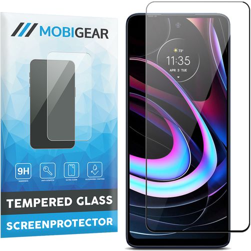 Mobigear Premium Motorola Edge (2021) Verre trempé Protection d'écran - Compatible Coque - Noir