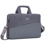 Rivacase Egmont Laptop Sac à bandoulière Ordinateur portable Sacoche ordinateur - Gris