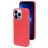 Mobiparts Coque iPhone 13 Pro Coque arrière en Silicone - Scarlet Red
