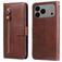 Mobigear Zipper Housse iPhone 17 Pro Max Etui Porte-Monnaie - Marron