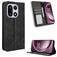 Mobigear Sensation Housse OnePlus 15 Etui Porte-Monnaie - Noir