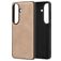 Mobiparts Classic Coque Samsung Galaxy S26 MagSafe Coque arrière en TPU,Similicuir - Moonstone Beige