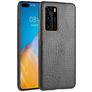 Mobigear Croco Huawei P40 Plastique rigide Coque arrière - Noir