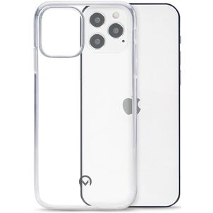 Mobilize Gelly Coque Transparente iPhone 12 Coque arrière en TPU Souple - Transparent
