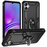Mobigear Armor Ring Coque Samsung Galaxy A05 Coque arrière Rigide Anti-Chocs avec Anneau-Support - Noir