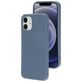 Mobiparts Coque iPhone 12 Mini Coque arrière en Silicone - Royal Grey