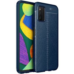 Mobigear Luxury Samsung Galaxy A03s TPU souple Coque arrière - Bleu