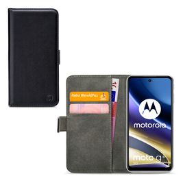Mobilize Classic Gelly Wallet Housse Motorola Moto G51 5G Etui Porte-Monnaie - Noir