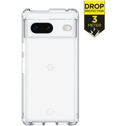 ITSkins SpectrumClear-R Coque Transparente Google Pixel 7 Coque arrière en TPU Souple Anti-Chocs - Transparent