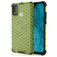 Mobigear Honeycomb Coque HONOR 9X Lite Coque arrière Rigide Anti-Chocs - Vert