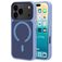 Mobiparts Hardcover iPhone 17 Pro MagSafe Plastique rigide Coque arrière - Satin Light Blue