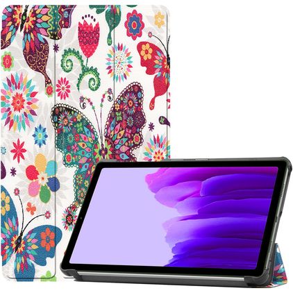 Mobigear Tri-Fold Samsung Galaxy Tab A7 Lite Étui - Papillon