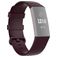Mobigear Cross Bracelet Silicone Fitbit Charge 3 Fermeture boucle ardillon - Bordeaux