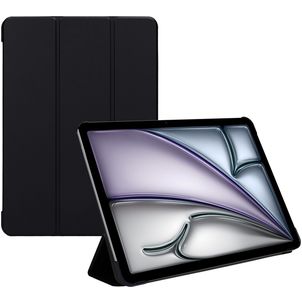 Mobiparts Tri Fold Coque iPad Air 11 Pouces (2024) Etui - Noir